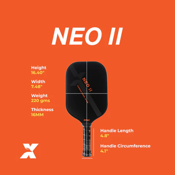 Neo II | 16 MM Carbon Fiber Pickleball paddle