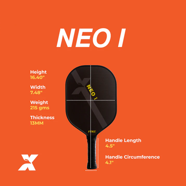 Neo I | 13MM Fibre Glass Pickleball Paddle