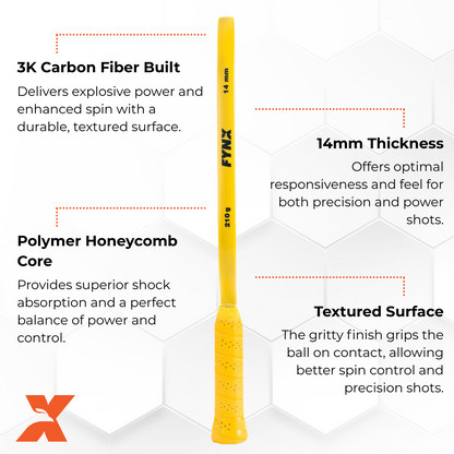 Storm | 14 MM 3K Carbon Fiber Pickleball paddle